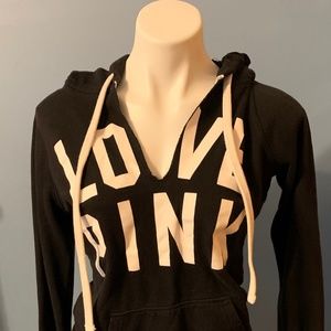 Love Pink Black Sweater